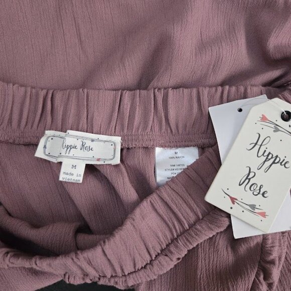 NWT Hippie Rose sz Jr medium mauve ruffled skirt - Picture 3 of 3